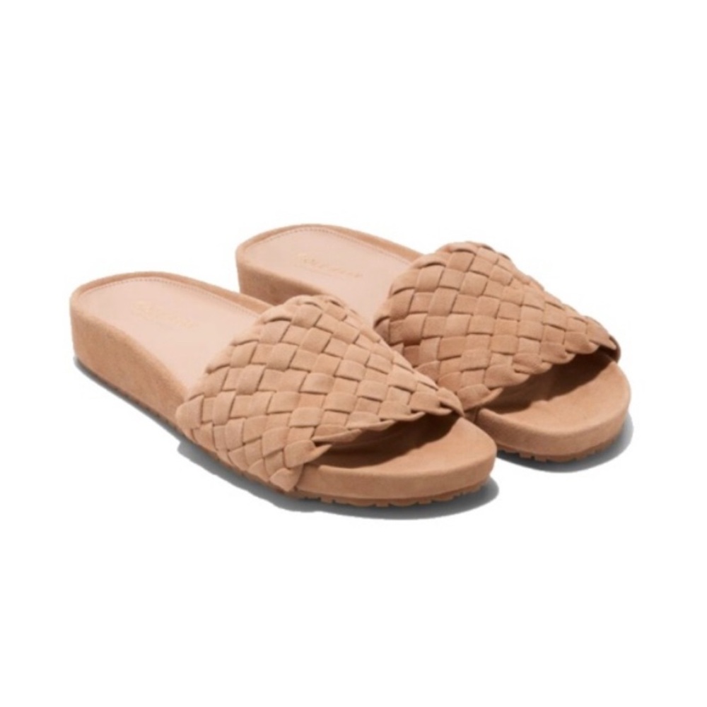 Sz 6 Cole Haan Tan Suede Mojave Slides Used